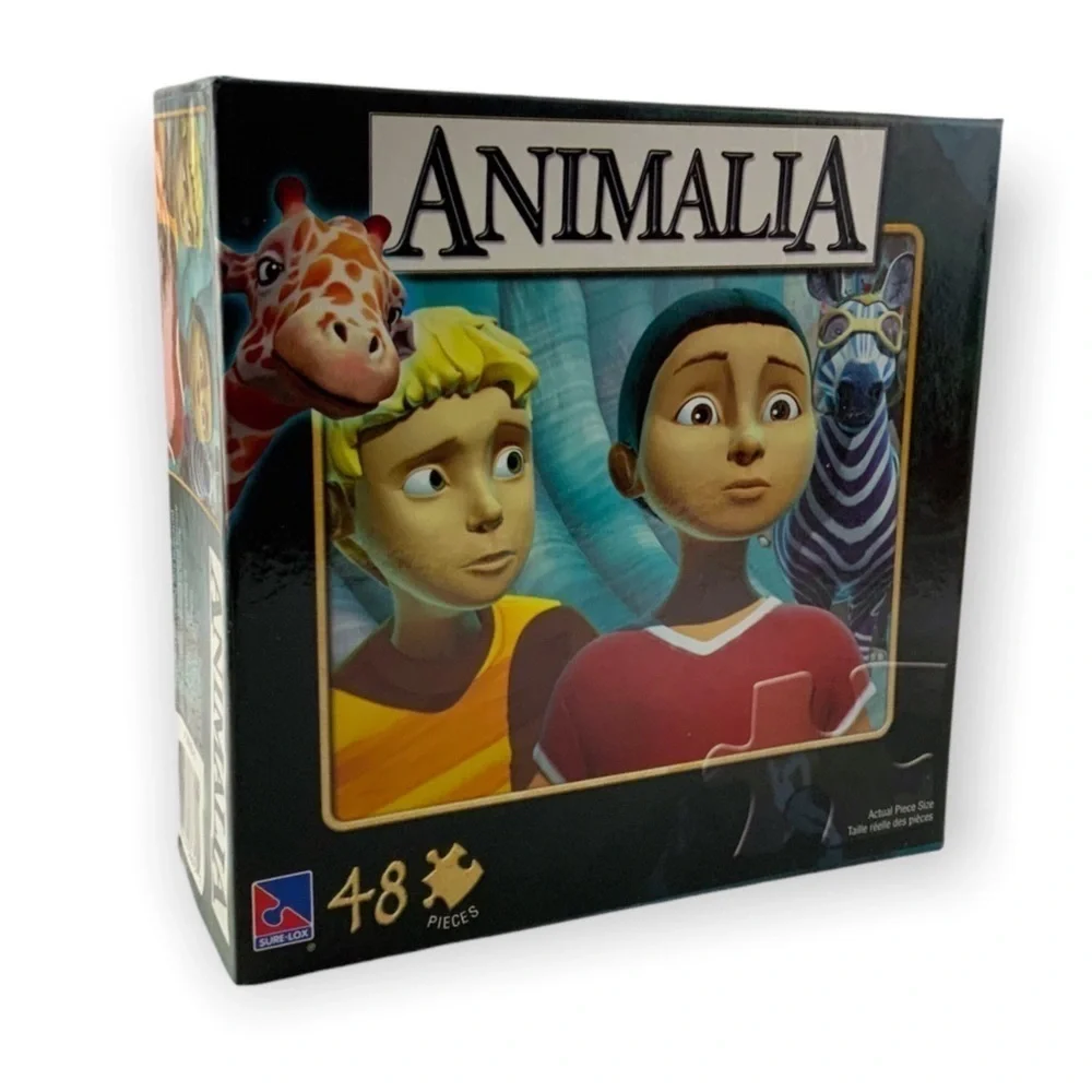 Animalia Televsion Series Childs Jigsaw Puzzle Tunnel Vision 48 piece SEALED